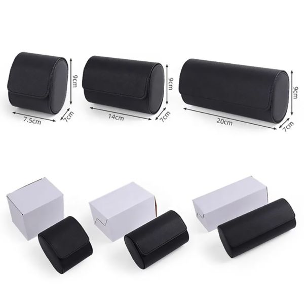 Travel Leather Caja Para Reloj Luxury Portable Watch Box Packaging Watch Roll Case