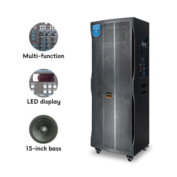 4 Ohms Portable Active Outdoor Bluetooth Speakers 200 Watts With HD Sound