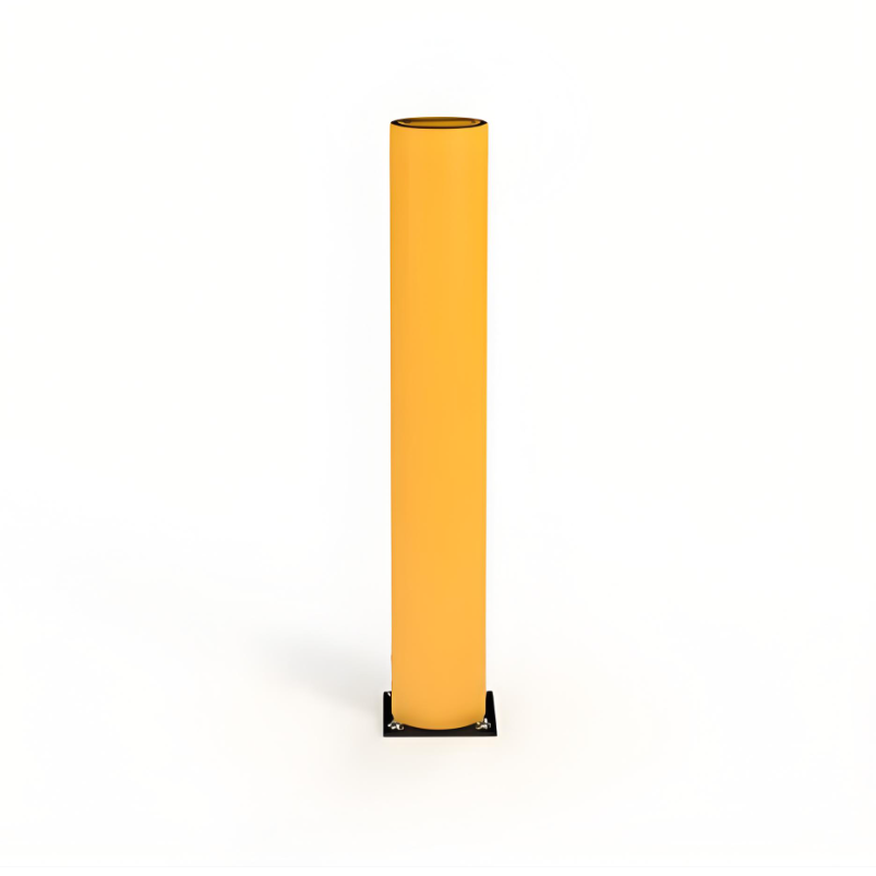 Large Diameter Post Polymer Bollard Warehouse Safety And Industrial Vehicle Collision Protection