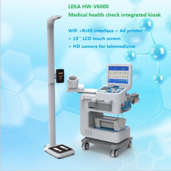 Self Service Diagnostic Instrument Health Station with Acrylic Body and Wifi Connection
