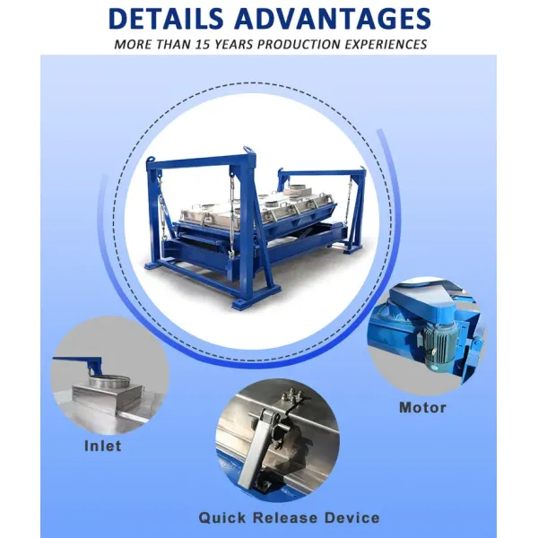 Sugar Gyratory Vibrating Screen Carbon Steel Gyratory Screen