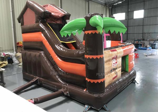 jogo inflável das crianças da corrediça de água do navio de pirata de encerado do PVC de 0.5mm