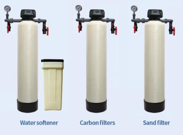 Système d'adoucissement automatique de l'eau 1000 L/h pour une utilisation industrielle
