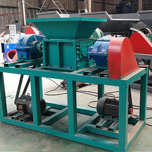 Waste Plastic Bottle Rubber Tire Scrap Metal Double Shaft Shredder Machinery