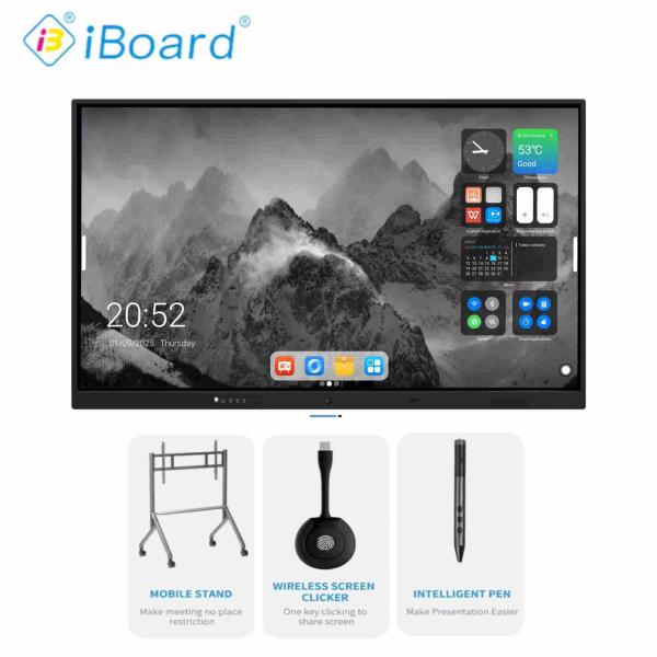 Tablero interactivo de 98 pulgadas con 4 GB de memoria Android