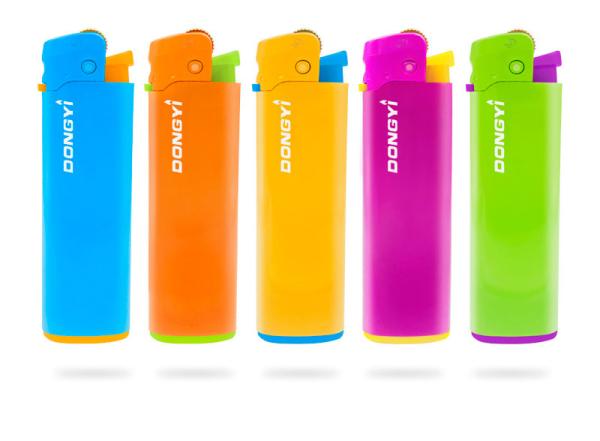 Kitchen Flame Disposable Stone Gas Lighter with Custom Logo Butane Gas Flint Lighter