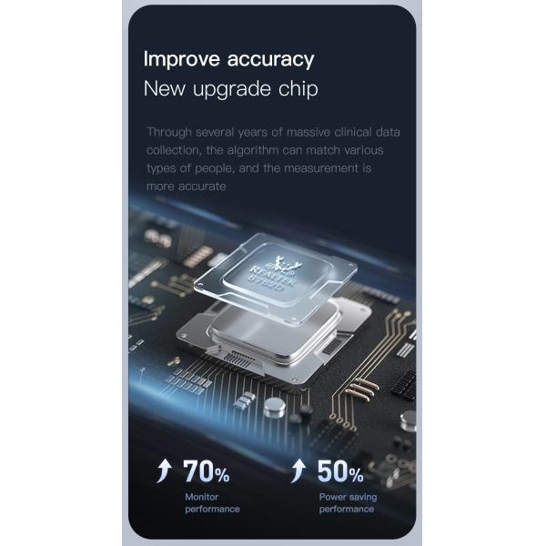 Sport Smart Health Bracelet 150MAh Battery IP67 Waterproof Blood Pressure Monitor