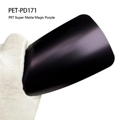 PET-PD171 PET Matte Magic Purple Paint Protective Film Anti Scratch Car Body Sticker