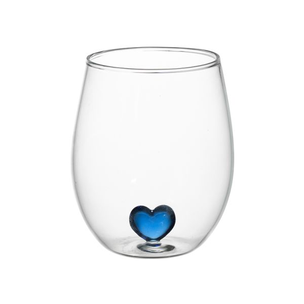 Egg Shape 500ml Juice Drink Glass Cup Customized Logo With 3D Animal Fruit Design