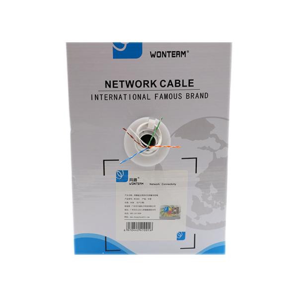 24AWG 0.5mm pass fluke Premium Solid UTP Cat5e Ethernet Cables grey 1000 Feet