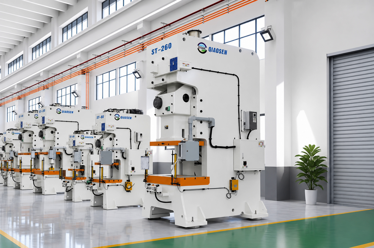 110 Ton C Frame Punch Press High-Accuracy JIS Grade 1 Precision Power Press for Metal Stamping