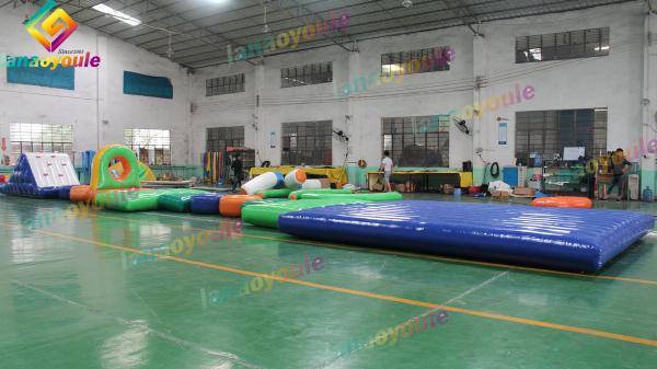 Anti - Water PVC Inflatable Obstacle Course Bouncy Water Park For Kids And Adult