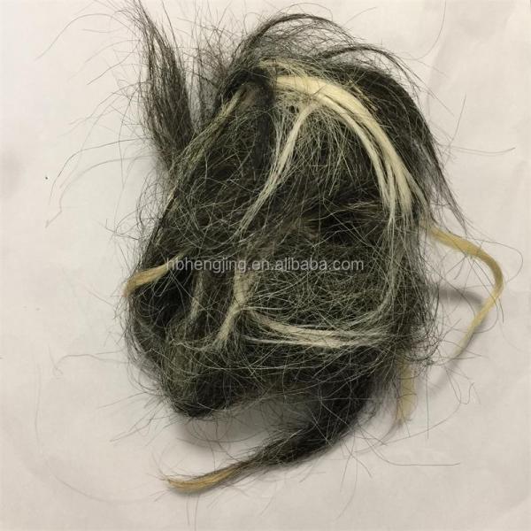 Scoured Chinese Grey Clipped Goat Hair