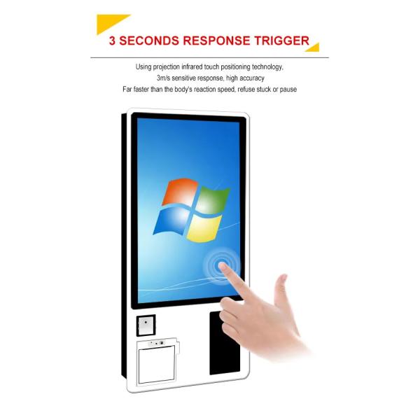 Киоск заказа обслуживания собственной личности оплаты обслуживания собственной личности оплаты системы Pos держателя стены изготовителя 32 дюймов