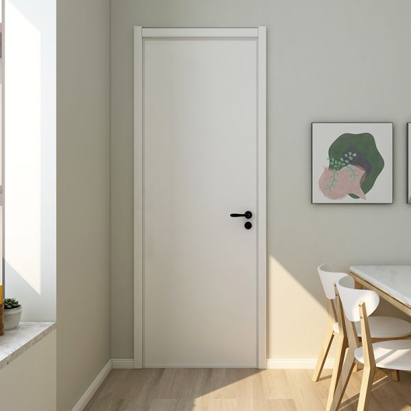 Prefinished Solid Wood Interior Doors Moisture Scratch Resistant For Bedroom