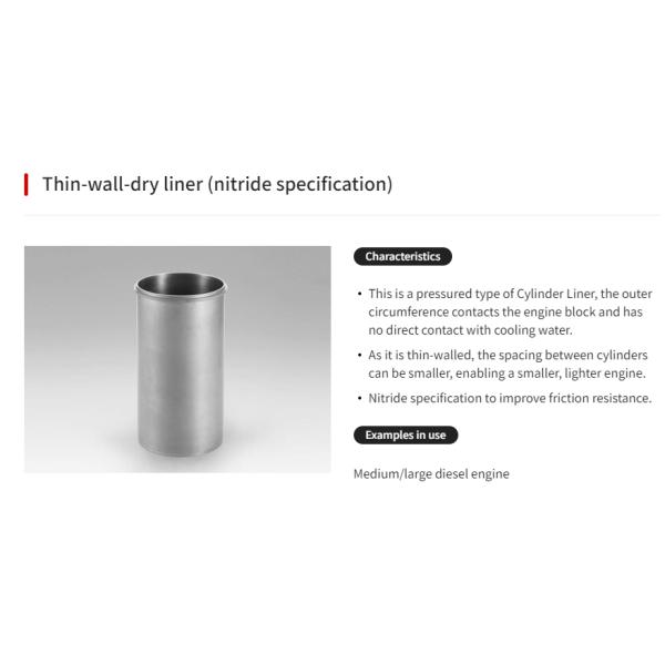 Рабочая втулка цилиндра M11 3080760 двигателя дизеля вставной цилиндр 3803703 вкладышей