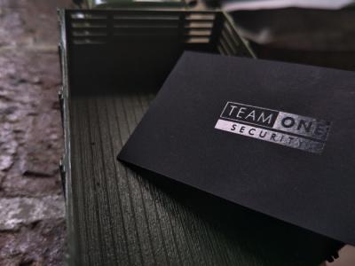 High Class Foil Stamped Business Cards Customized Design Thick Black Card