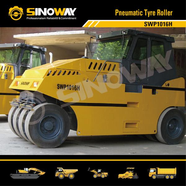 10 ton Building Construction Equipments Pneumatic Tyre Roller for Road Pavement