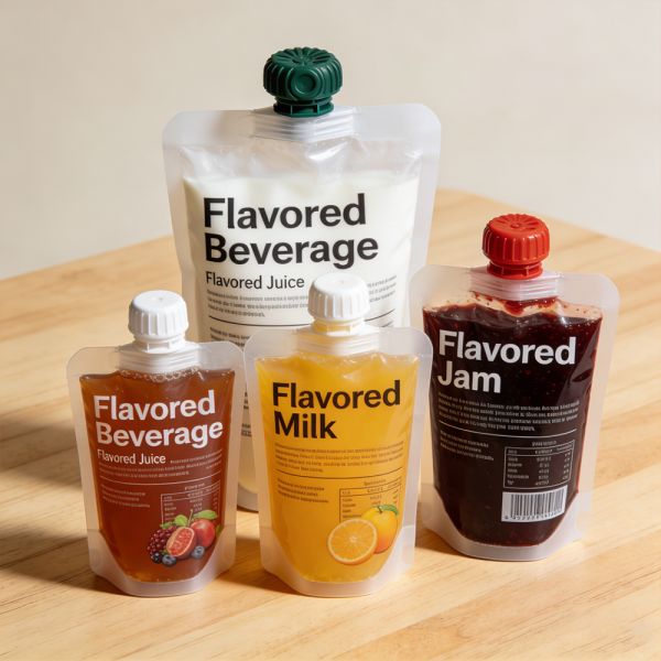 Custom Printed Food Grade Spout Bag with Aroma Lock for Leak Proof Beverage Packaging