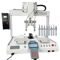 PLC Automatic Soldering Machine For LED Capacitor Speaker Spot Welding