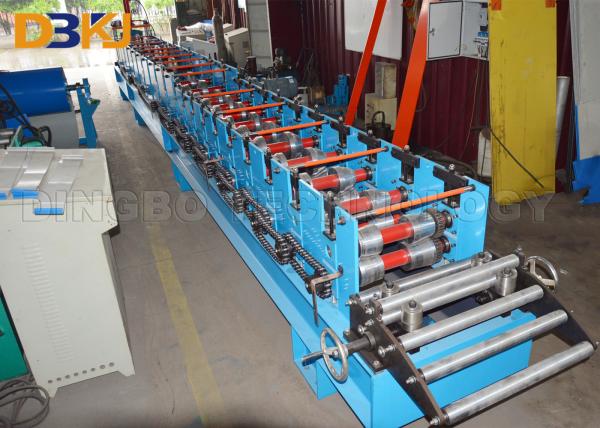 Customized Rain Water Gutter Roll Forming Machine 15m/Min