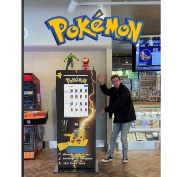 Wholesale Self-Automatic Elevator Gift Card Vending Machine for Pokemond Card for Game Card Distribution