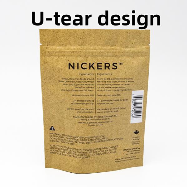 Anti-Puncture Stand Up Pouches With High Oxygen Barrier And Transparent Window For Pet Food Packaging Bulk Orders Discounts.