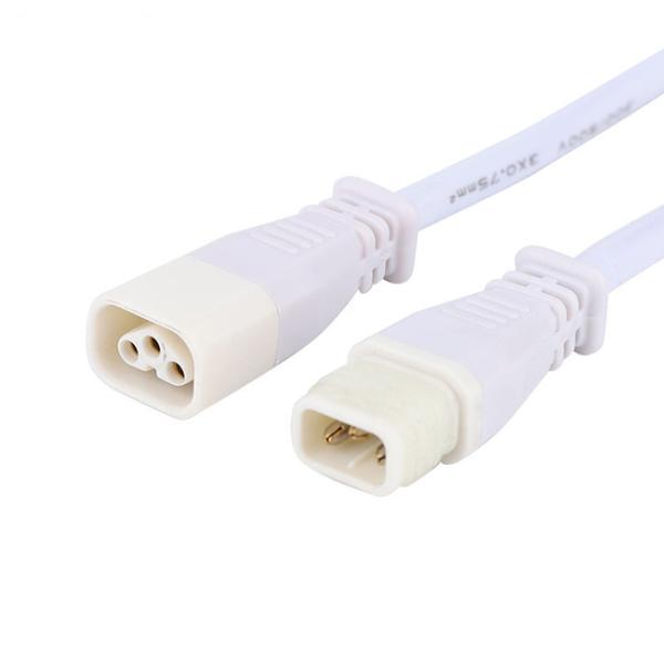 Homem industrial do cabo à extremidade exterior lisa branca fêmea 35CM OD5.8mm