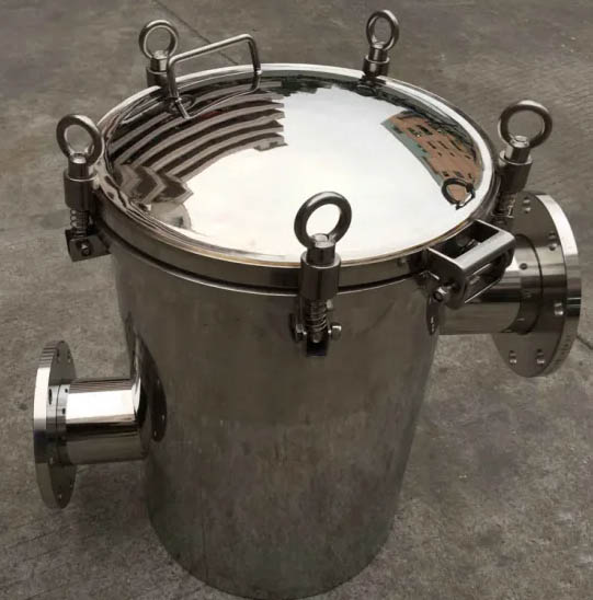 50mm Stainless Steel Sink Basket , Quick Open Commercial Basket Strainer