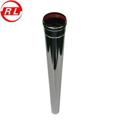 Tubulação de aço inoxidável preta do fogão da pelota do revestimento 1m do pó