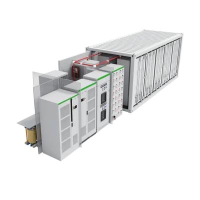 High Performance Battery Energy Storage Station System 670V With Solar Panel