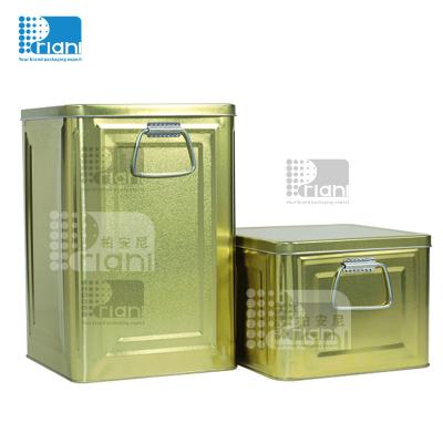 15L-20L Empty Metal Tin Cans Cooking Oil Tin Can Container For Tea Packaging