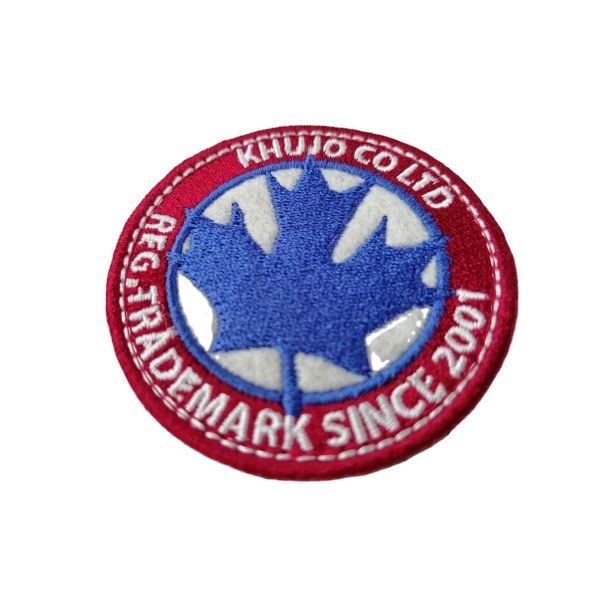 Factory Efficient Custom Design Embroidery Patches Ironing Embroidered Badges for Hats and Clothes