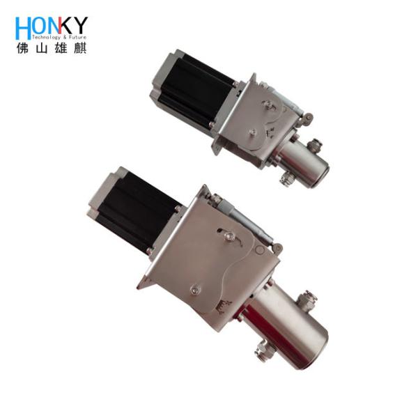 Pompe de remplissage céramique haute précision avec débit réglable de 1 à 10 ml et tête de pompe amovible pour usage pharmaceutique