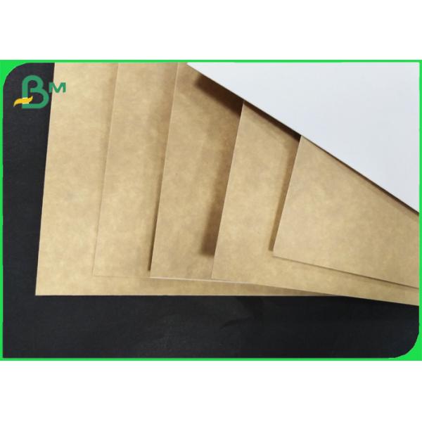 Antifreezing 250 GSM White Top Coated Kraft Back Paper Board Food Grade