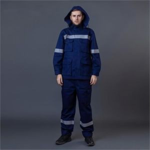 115gsm Waterproof Wear Resistance Flame Retardant Safety Coveralls for Workers