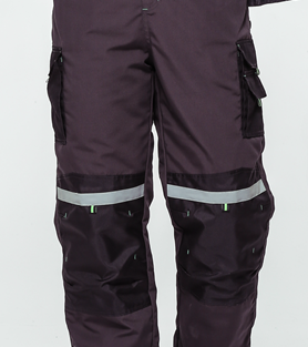 Промышленная теплая одежда Ворквеар зимы с эластичной талией и регулируемыми расчалками