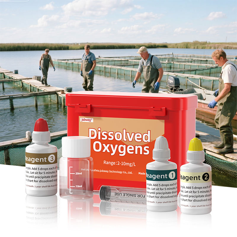 YIERYI Dissolved Oxygen Test Kit 2-10mg/L 120 Tests for Aquaculture Industrial Water Quality Monitoring