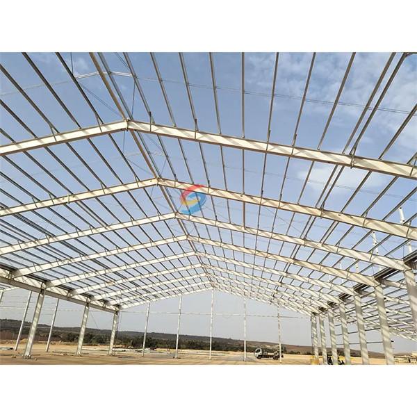 Easy Install Steel Structure Warehouse For Industrial Construction With Aluminum Windows