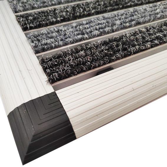 Segurança Mat Aluminum Doormat do deslizamento dos tapetes exteriores da entrada anti 10MM densamente