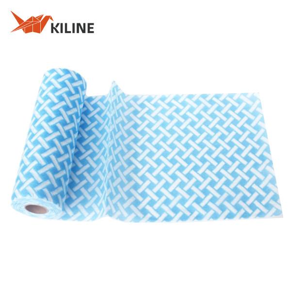 Lingettes de nettoyage commerciales jetables multicolores, serviettes de cuisine ménagères 80 g/m²