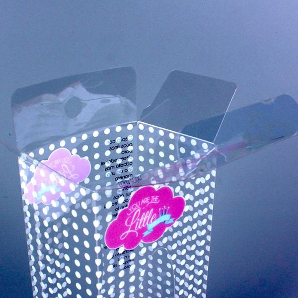 Recycled Silkscreen Printing 0.8mm Plastic Retail Boxes