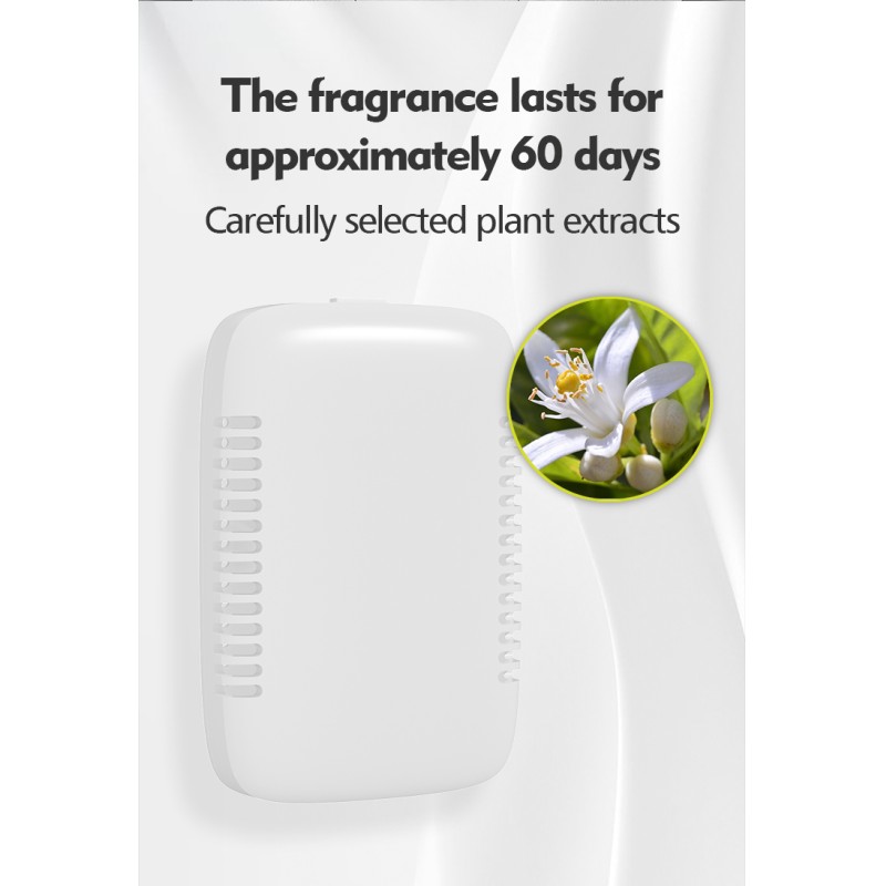 Wall Mounted Solid Fragrance Air Freshener 90*130*7mm Size for Commercial and Household Use