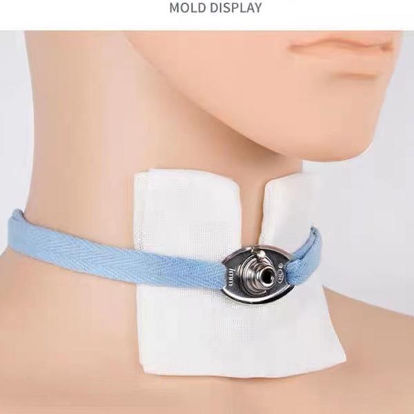 Swab de gaze absorbant médical de style Y & U avec produits de soin des plaies stériles à couture