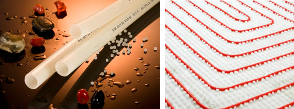 50m/min Plastic Pipe Production Line , PERT Pipe Making Machine Fully Automatic Winding Machine