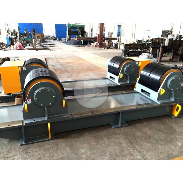 Os rolos cinzentos da soldadura da tubulação 100T aparafusam o rotador convencional da soldadura do ajuste com rodas do plutônio