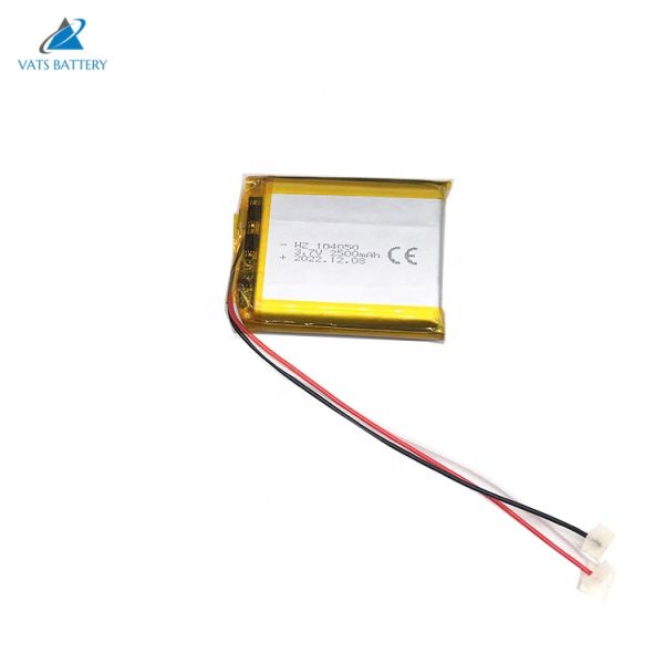 CE Certified 2500mAh IEC62133 Lithium Polymer Battery 3.7V Rechargeable Li-polymer Battery Pack
