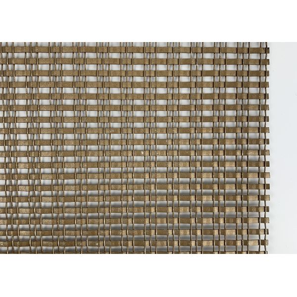 The cabinet door is made of architectural decorative mesh glass and metal decorative mesh