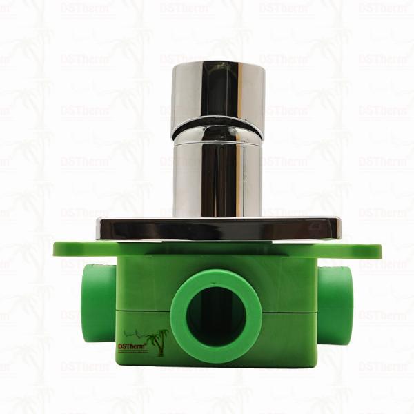 PPR Chrome Plated 3-Way Mixer Shower Valve 20mm 25mm