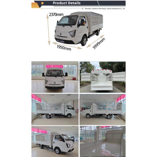 Electric Cargo Van 3.95m 4.01m 3.6m Mini Truck with 2 Seats and 0.5 Hour Charging Time